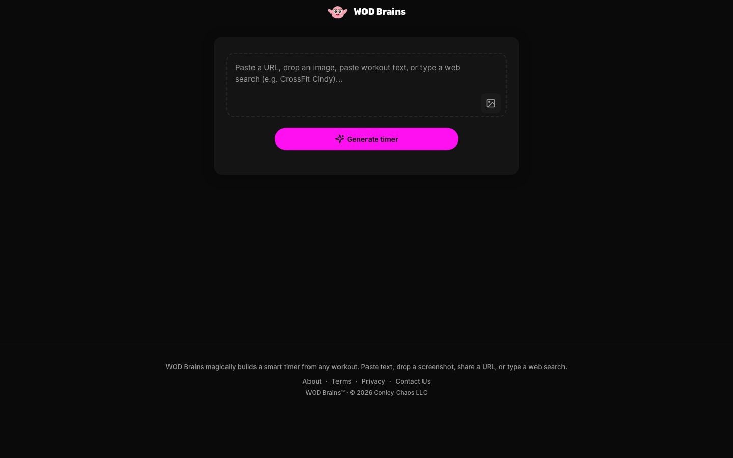 WodBrains app screenshot